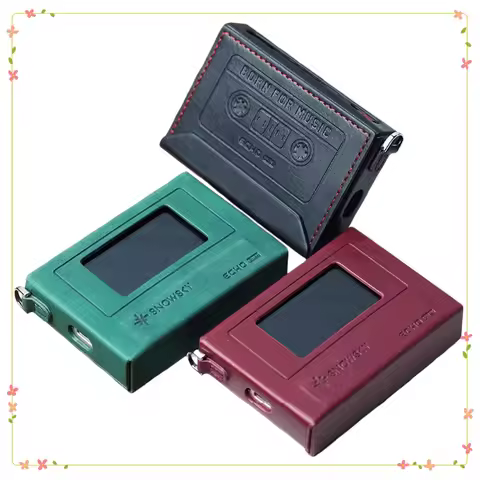Portable Leather Protective Case Shockproof PU Cover For FIIO SNOWSKY Echo Mini Music Player