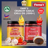 Original Fany's Fanys Crunchy Garlic Chilli Oil Sambal Minyak Bawang Putih (Normal / Extra Spicy)