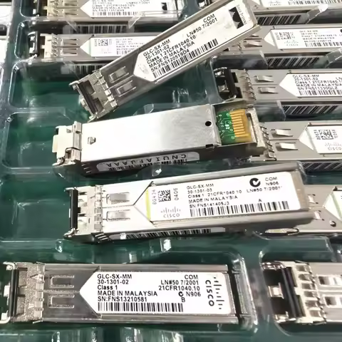 GLC-SX-MM Original CISCO GLC-SX-MMD LC 1.25G 850nm 300M Gigabit multimode Module SFP Optica Fiber Tr