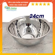 Stainless Steel Soup Bowl Deep In Size 24cm