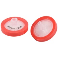 【Buy&ampNow】 100 PCS Syringe Filter PTFE Syringe Lab Filter Membrane Diameter 0.22μM Pore Size HPLC