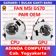 MSI GS70 GS72 2PE MS-1173 7G-700 N184 N346 3Pin Fan Pair OEM