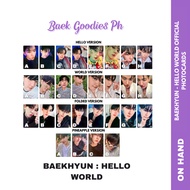 Baekhyun 'Hello World' Official Photocards