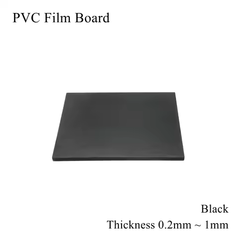 PVC Film Rigid Board Black Color Gloss Plastic Sheet Waterproof Laminate Vinyl Flexible Soft Film Mo