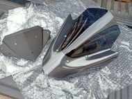 ชิวหน้าพร้อมบังไมล์ YAMAHA M-Slaz(ยามาฮ่า เอ็มสแลซ)ใส่ได้ทุกปี(ทรงER6N)เคฟล่าอะคริลิคแท้หนา 3 มิล งา