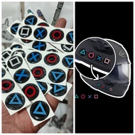 Playstation button sticker emblem flexible embossed 3D emblem gta emblem game cheat