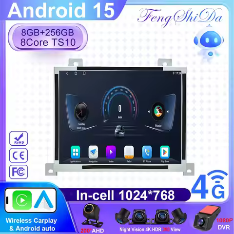 8.4 inch Android For Dodge Charger Challenger 2015-2019 Car Stereo Radio Replacement Wireless Carpla