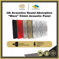 UA Acoustic Sound Absorption-Diffuse Acoustic Panel «Wave»-6Pcs