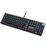 Mechanical Gaming Keyboard 108 Keys Multi Color RGB Illumina