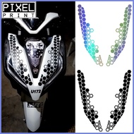 ✦ △ Honda Click 125i 150i v1 v2  Honeycomb Front Fairings Fender Stickers for Motorcycle Vinyl Stic