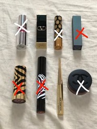 ysl、valentino、gucci、pola、sisley、hourglass、chanel lipstick唇膏