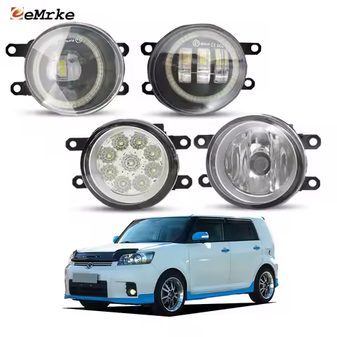 Pair LED Fog Lights For Toyota Corolla Rumion 2007 2008 2009 Scion XB Rukus or Halogen Fog Lamp PTF 