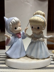 Precious Moments 陶瓷公仔 Cinderella and fairy godmother 灰姑娘 仙女 擺設