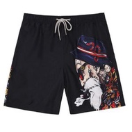 文記 - 情侶速幹3D卡通海灘褲五分泳褲（龜仙人）（尺碼S-6XL)(下單請聯絡客服確認發貨尺碼）#M002074040