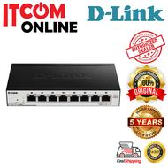 D-LINK 8-PORT POE GIGABIT SMART SWITCH (DGS-1100-08P)