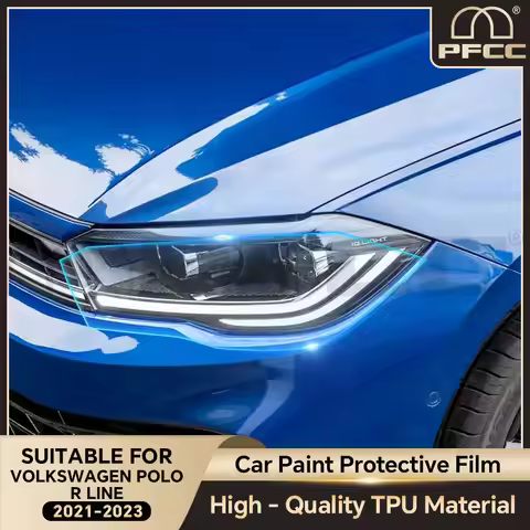 PFCC Paint Protection Film for Volkswagen VW Polo R Line 2021-2023 Precut Transparent PPF TPU 8.5mil