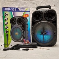 Speaker JBK 3381 Portable Bluetooth Series JBK 6.5 Inch Free Microphone