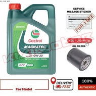 3436917 Castrol Magnetic Hybrid 0W20 fully synthetic engine oil (3.5 liter)