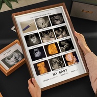 a3Birth diy Baby B Super Photo Frame Commemorative Photo a4Print Pregnancy Photos Custom 4D Ultrasou
