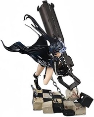 Black Rock Shooter Figure, Sitting Black Rock Shooter Figurine 30cm/11.8inch PVC Figurine Model Hand