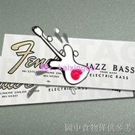 限時優惠美產Fender貝斯琴頭logo水轉印貼紙可撕膜不可撕膜美標美豪全新