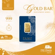 20g PAMP Suisse Minted Gold Bar 999.9 Gold(Lady Fortuna) | Gold Investment | Elegold