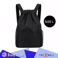 [Ready Stock] Sport Basketball Drawstring Bag Travel Backpack Adjustable Drawstring Backpack Beg Bel