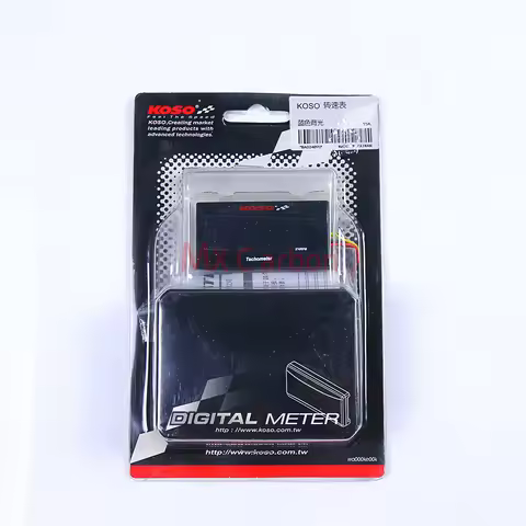 Motorcycle Accessories KOSO Voltmeter Temperature Gauge Square Tachometer Blue Light Modified Thin T