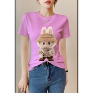 KAOS SLIM LABUBU / KAOS WANITA LABUBU / KAOS OBLONG SLIM / T SHIRT LABUBU / KAOS BASIC / KAOS KATUN