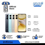 Infinix Smart 9 3/64GB | 4/128GB - Up to 6GB | 8GB Extended RAM - 6.7 inch 120Hz Punch Hole Display 