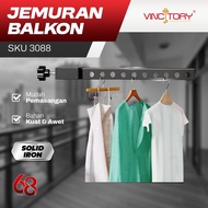 Foldable Apartment Clothes Drying Rack Balcony Clothes Drying Rack