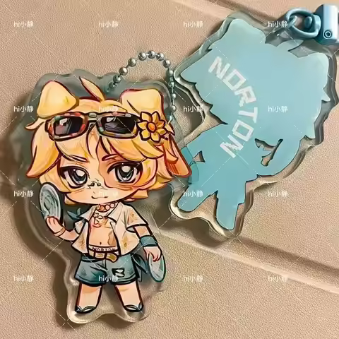 Identity V Norton Campbell Prospector Keychain Car Keychain Anime Characters Acrylic Cartoon Cute Ke