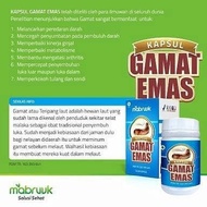 kapsul Gamat gold Gamat emas Gamat emas mabruuk