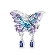 Gnoce Blue Morpho Butterfly Charm