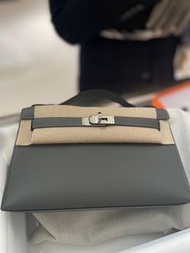 Hermes Kelly Mini Pochette Gris Meyer