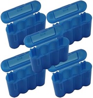 5 AA/AAA / CR123A Blue Battery Holder Storage Cases