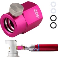 Quick Connect CO2 Refill Adapter for Soda Maker Pink CO2 Cylinder, CGA320 CO2 Tank Connector Kit for