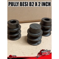 Pulli pulley iron b2x2" Cast Iron Diesel-Raja