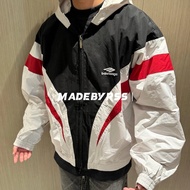 FW24 Autumn Winter Super HandsomeBLCG Paris 3B SPORTS ICON TRACKSUIT Patchwork Jacket Jacket Jacket