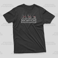 Brompton Cycling Tshirt Folding Bike