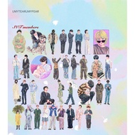 [17 fanmade sticker] before members sticker ver.