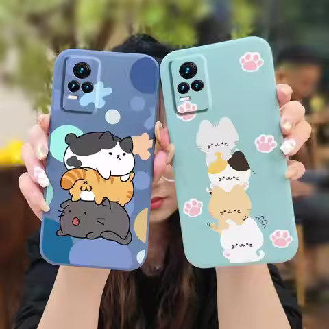 Simplicity soft shell Phone Case For VIVO V21E 4G/Y73 2021 protective case Anti-fall Skin-friendly f