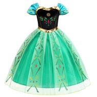 Frozen Anna Elsa European American Girls Dress Elsa Frozen Elsa Princess Dress Anna Elsa