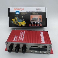LMJ Bosca C-411L Car amplifier 200W+200W 2channel Output.AMPLIFIER