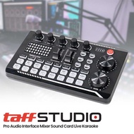 Crust Pro Audio Interface Mixer Sound Card Live Broadcast Karaoke-F998