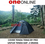 Cover Tenda Kapasitas 2-3 Person - Double Layer Tenda - Pelindung Tenda Dome