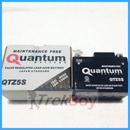 ♕ ◰ ❦ Quantum Motorcycle Battery QTZ5S or YTX4L (MF4L-B) Maintenance Free
