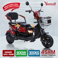Promo Terbatas Sepeda Motor Listrik Roda 3/mobil baterai kecil roda 3/untuk orang tua /Sepeda roda tiga listrik