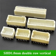 SHD1.0 Connector 1.0mm Pitch Double Row Vertical Type 2*5P/6P/8P/10P/15P/20P