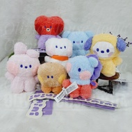 UNGU GANTUNGAN Baby BTS Doll Keychain Purple Tag KPOP BTS Baby Keychain BTS Baby Bag Keychain